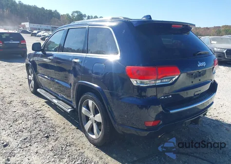 2014 Jeep Grand Cherokee Overland z USA, uszkodzony, nr VIN 1C4RJFCT4EC328833